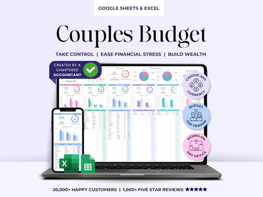 Household Monthly Budget Planner (Google Sheets)